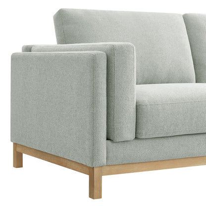 Modway Roscoe 81 Inch Fabric Sofa And Chenille
