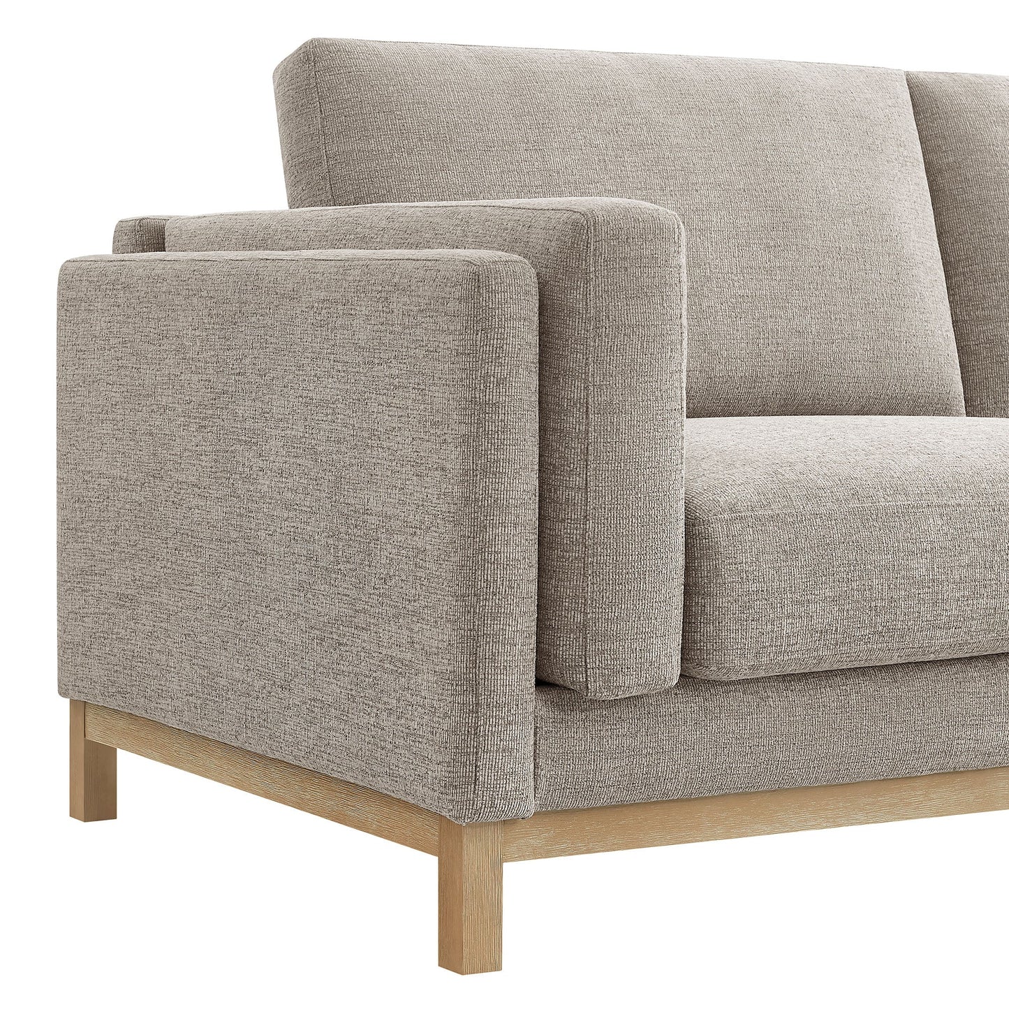 Modway Roscoe 81 Inch Fabric Sofa And Chenille