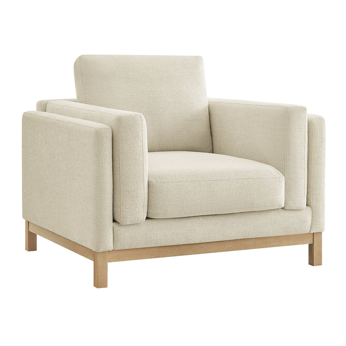 Modern Roscoe Chenille and Accent Armchair