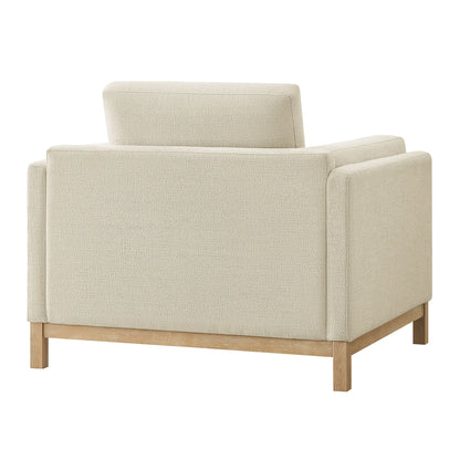 Modern Roscoe Chenille and Accent Armchair