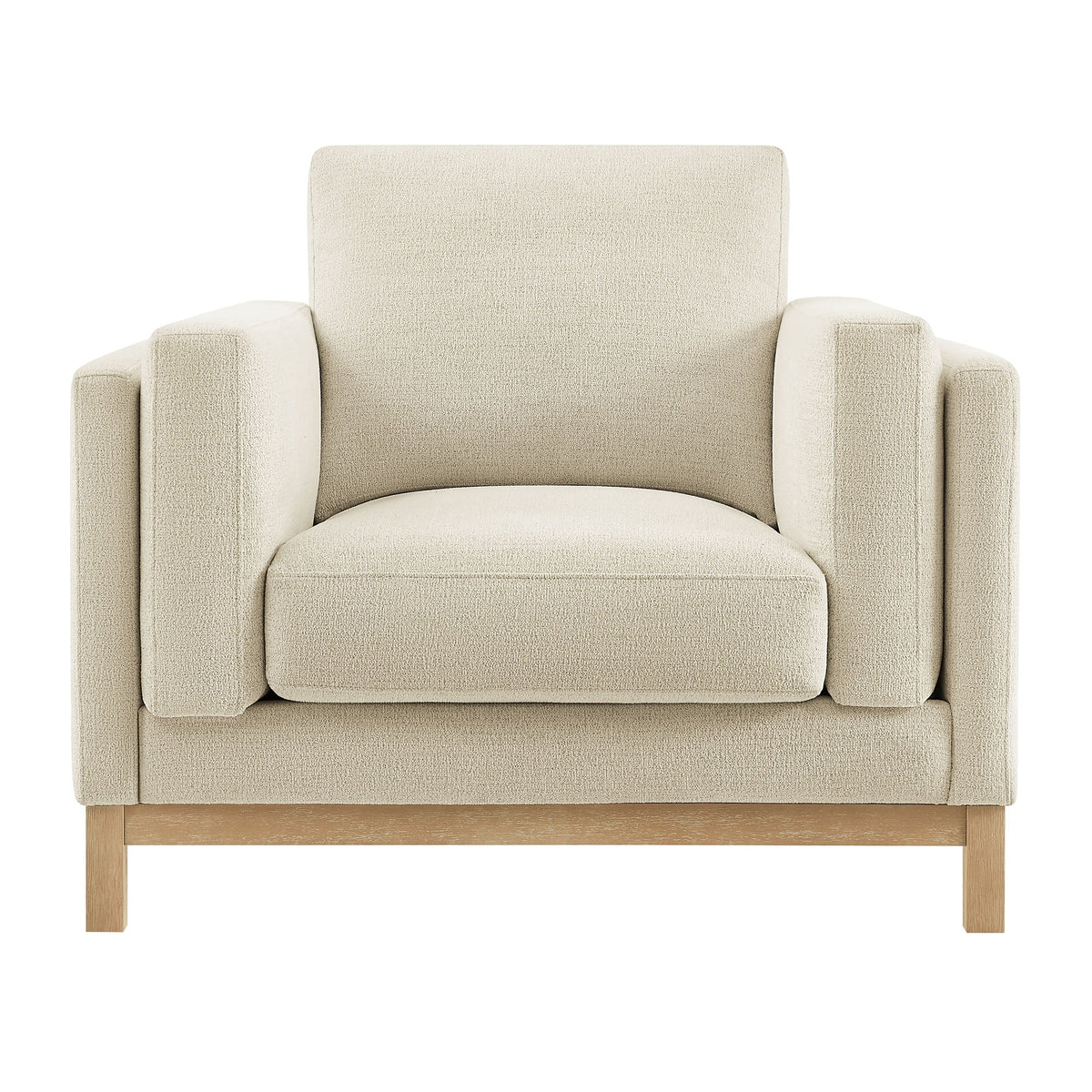 Modern Roscoe Chenille and Accent Armchair