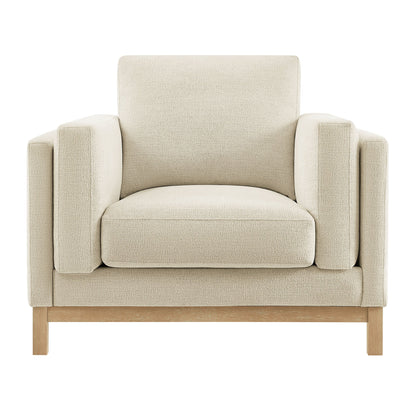 Modern Roscoe Chenille and Accent Armchair
