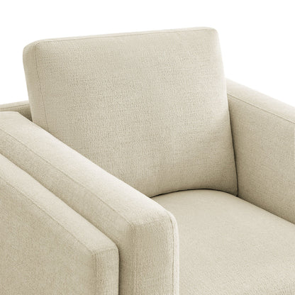 Modern Roscoe Chenille and Accent Armchair