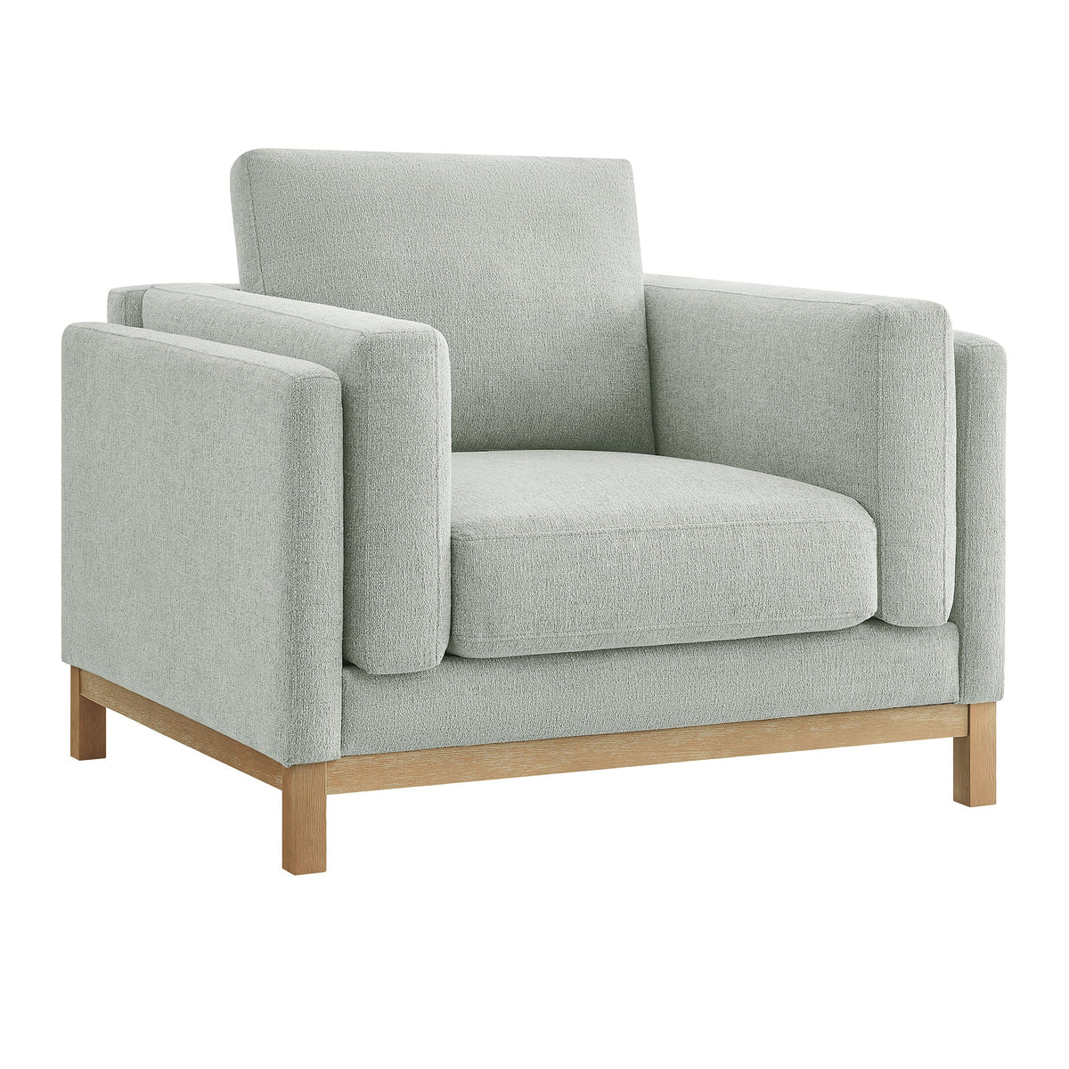 Modern Roscoe Chenille and Accent Armchair