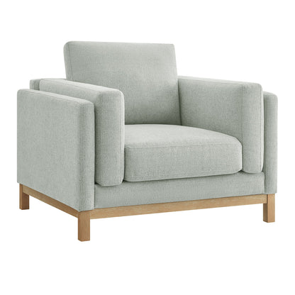Modern Roscoe Chenille and Accent Armchair