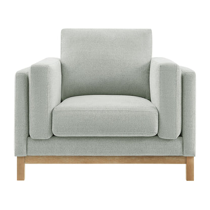Modern Roscoe Chenille and Accent Armchair