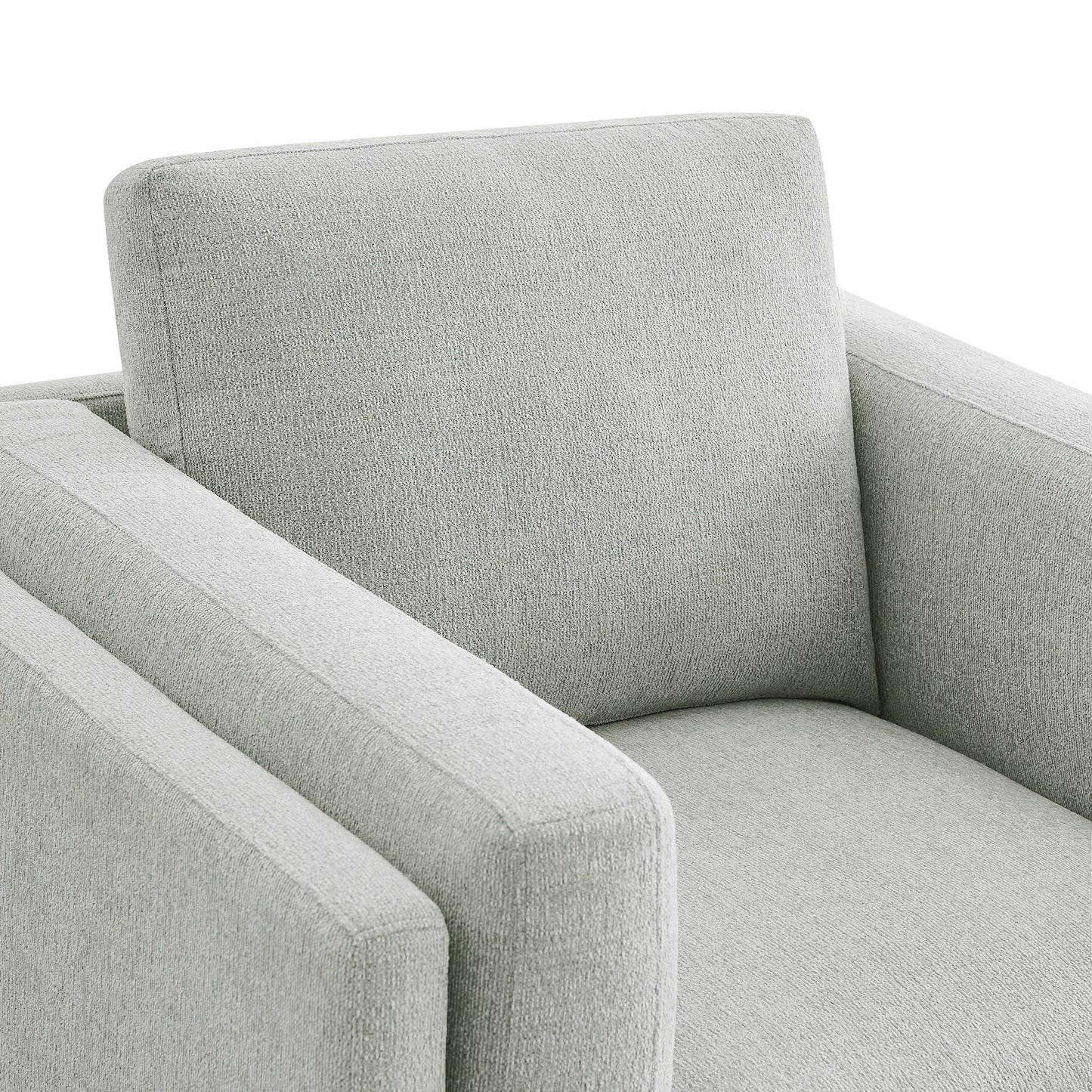 Modern Roscoe Chenille and Accent Armchair