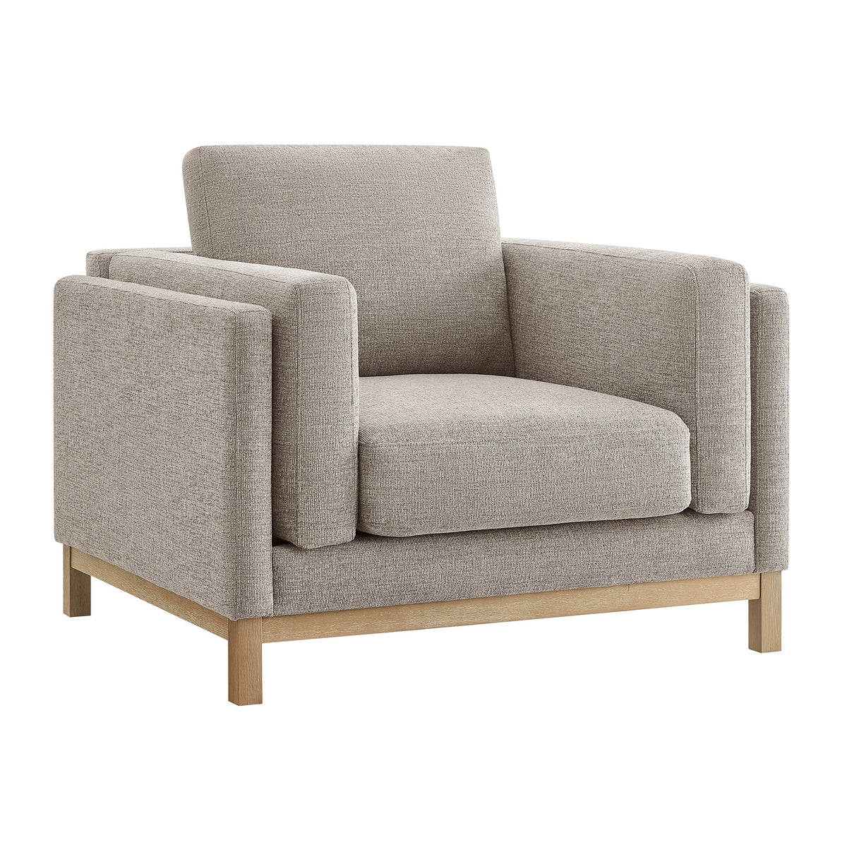 Modern Roscoe Chenille and Accent Armchair