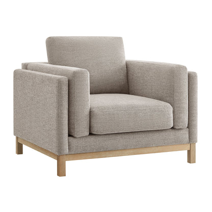 Modern Roscoe Chenille and Accent Armchair