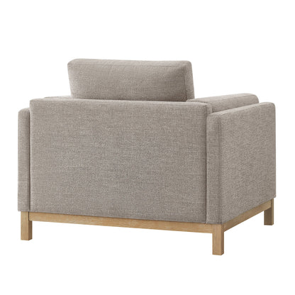 Modern Roscoe Chenille and Accent Armchair