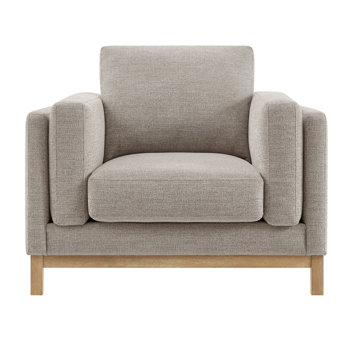 Modern Roscoe Chenille and Accent Armchair