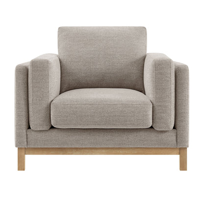 Modern Roscoe Chenille and Accent Armchair