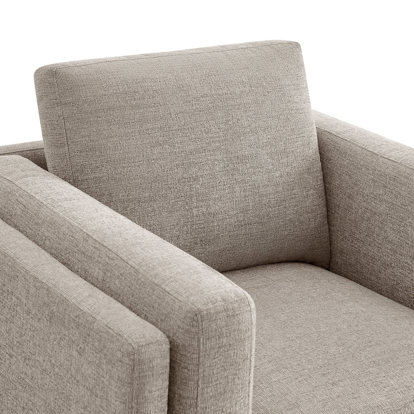 Modern Roscoe Chenille and Accent Armchair