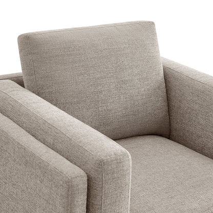 Modern Roscoe Chenille and Accent Armchair
