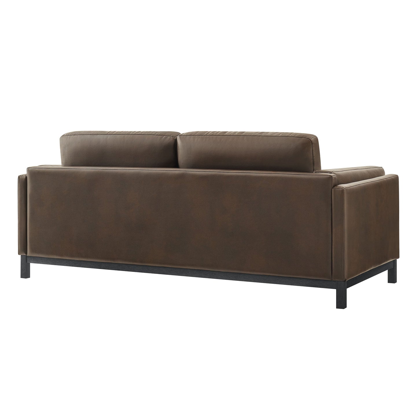 Roscoe 81 Inch Vegan Leather Sofa for the Living