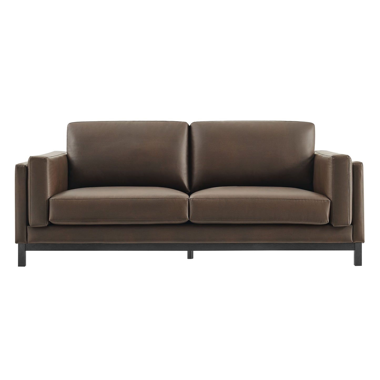 Roscoe 81 Inch Vegan Leather Sofa for the Living