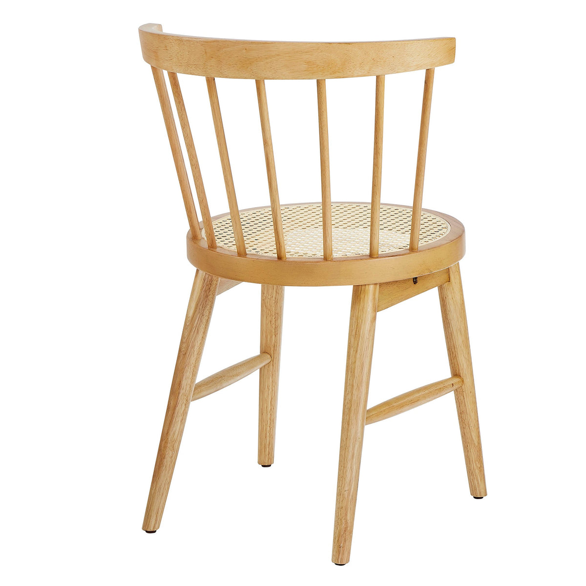 Lykke curved spindle back dining chair set of 2 in natural wood finish by Modway on Tampa Home & Garden Store