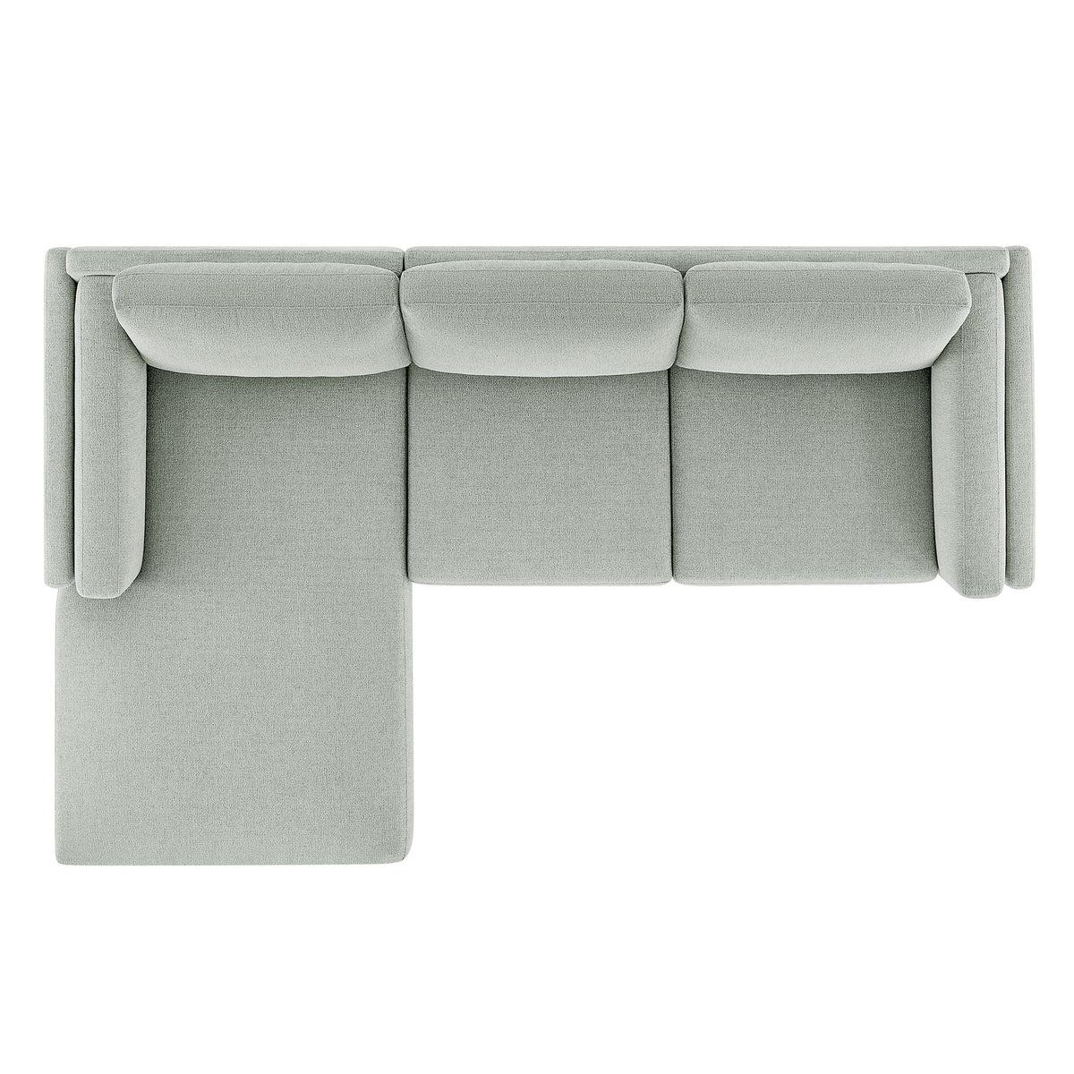 Roscoe left-facing fabric sectional sofa with chaise by Modway HouseOfZazla on Tampa Home & Garden Store