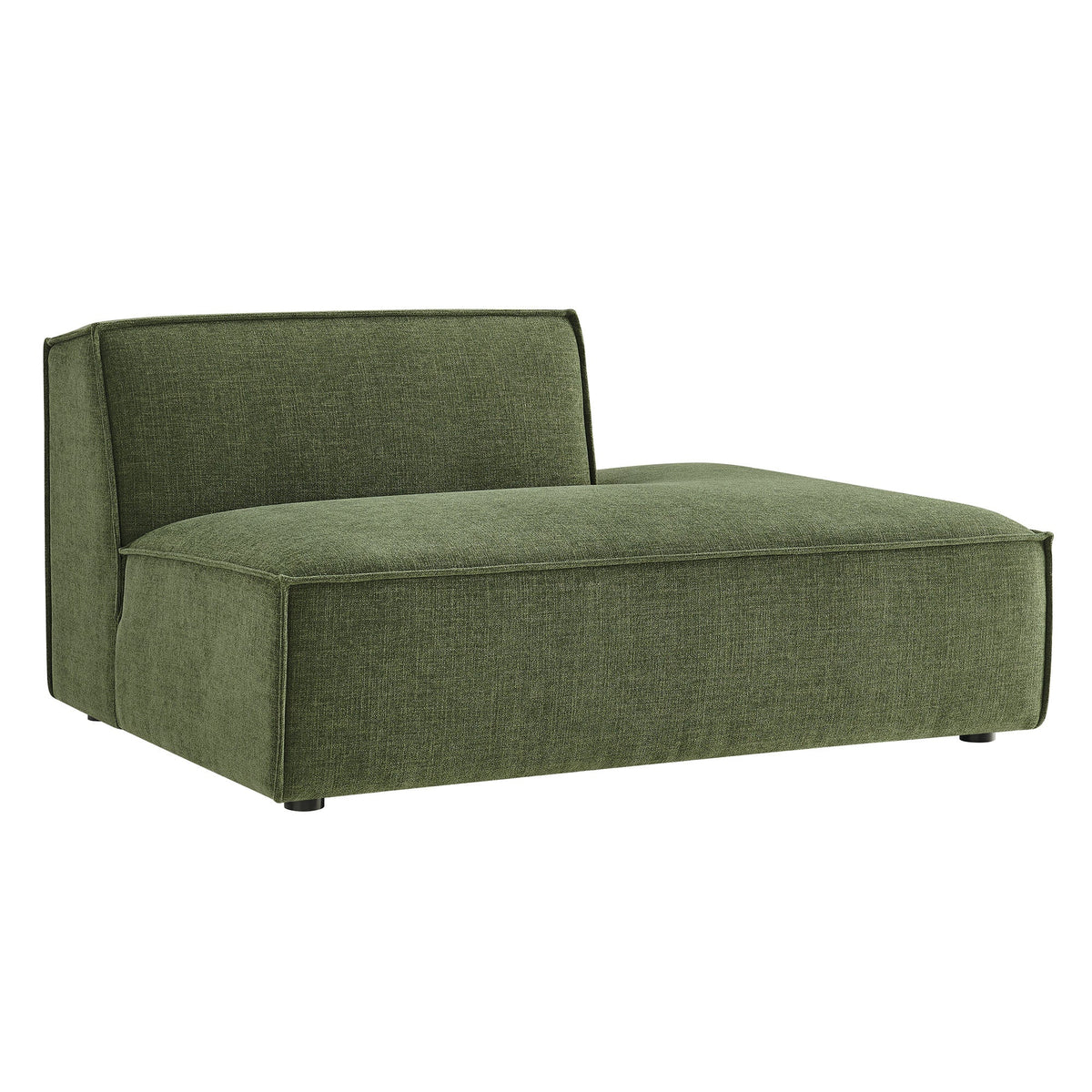 Restore Performance Fabric Upholstered Right-Facing Armless Modular Chaise in green by HouseOfZazla on Tampa Home & Garden Store