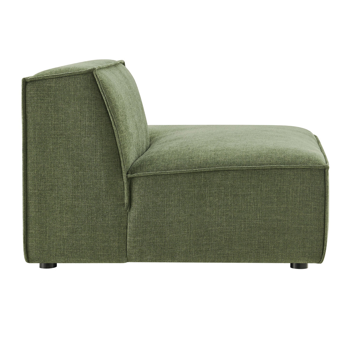 Modular right-facing armless chaise in green Restore Performance fabric by Modway on Tampa Home & Garden Store