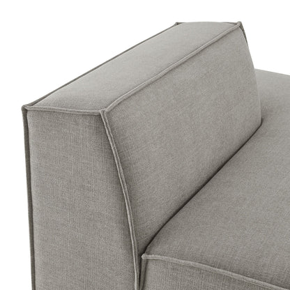 Restore Performance Fabric right-facing armless modular chaise by HouseOfZazla in grey fabric on Tampa Home & Garden Store