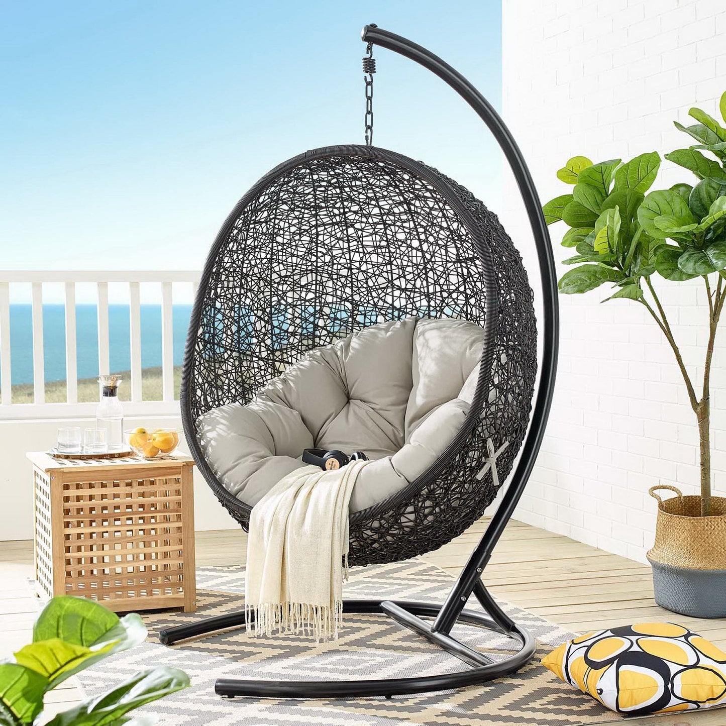 The Encase Outdoor Swing And Patio Chair