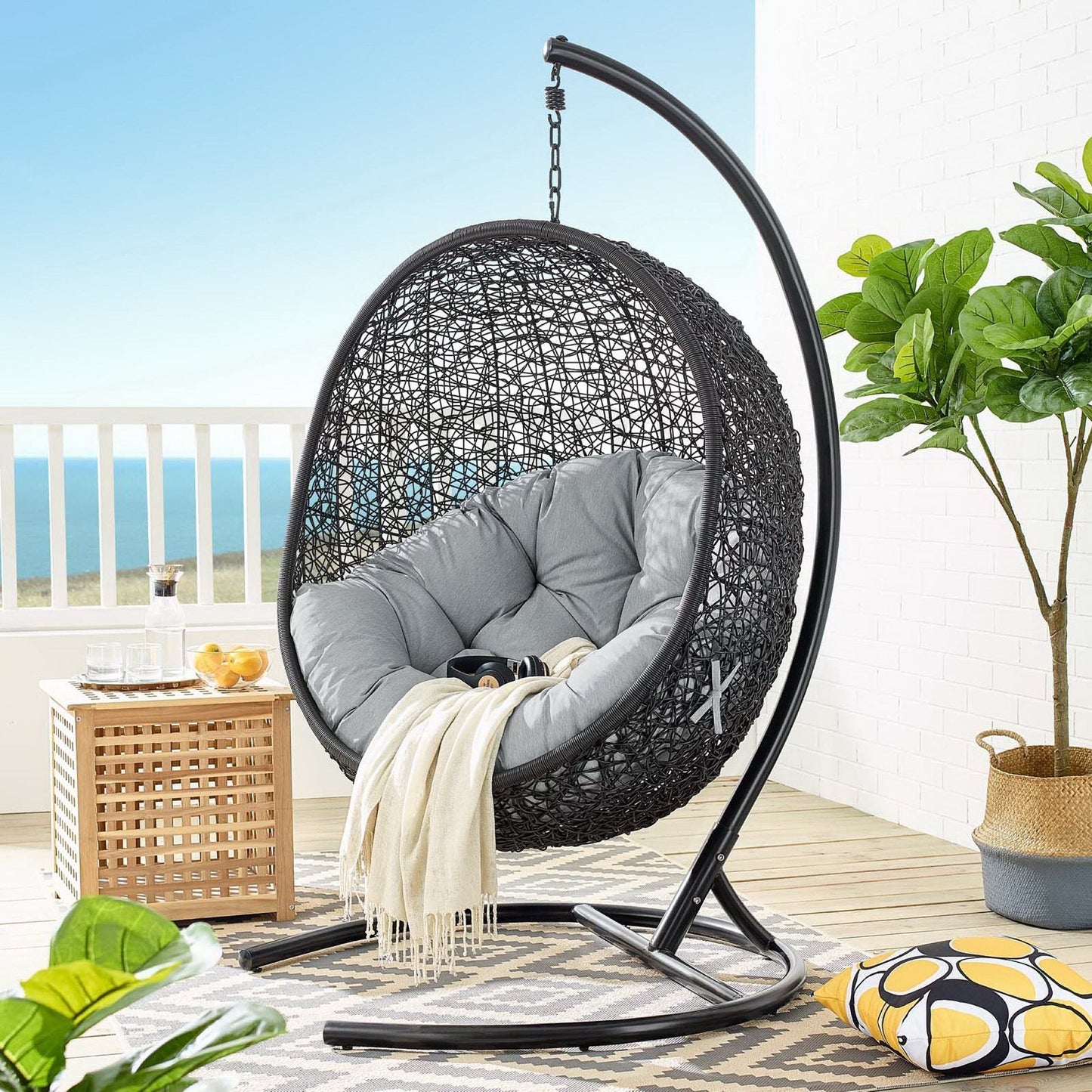 The Encase Outdoor Swing And Patio Chair