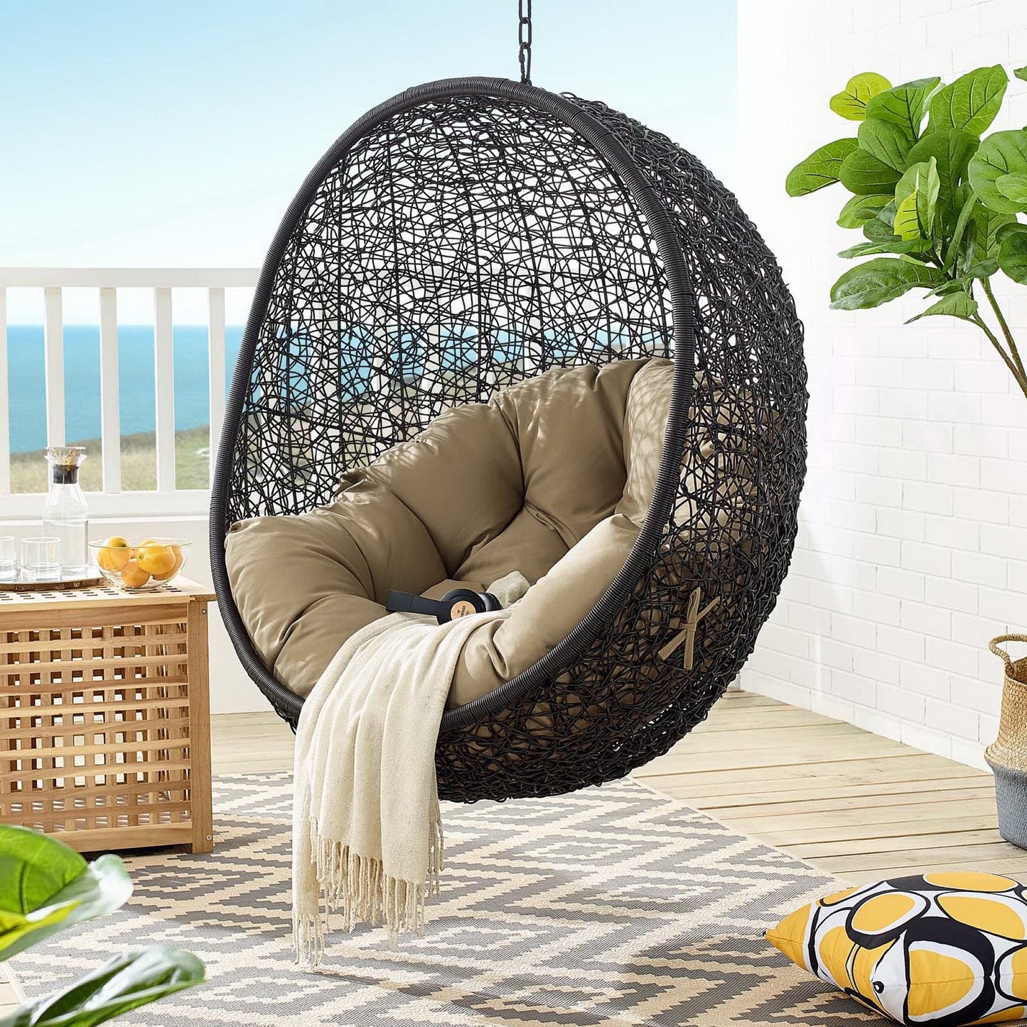 The Encase Outdoor Swing And Patio Chair