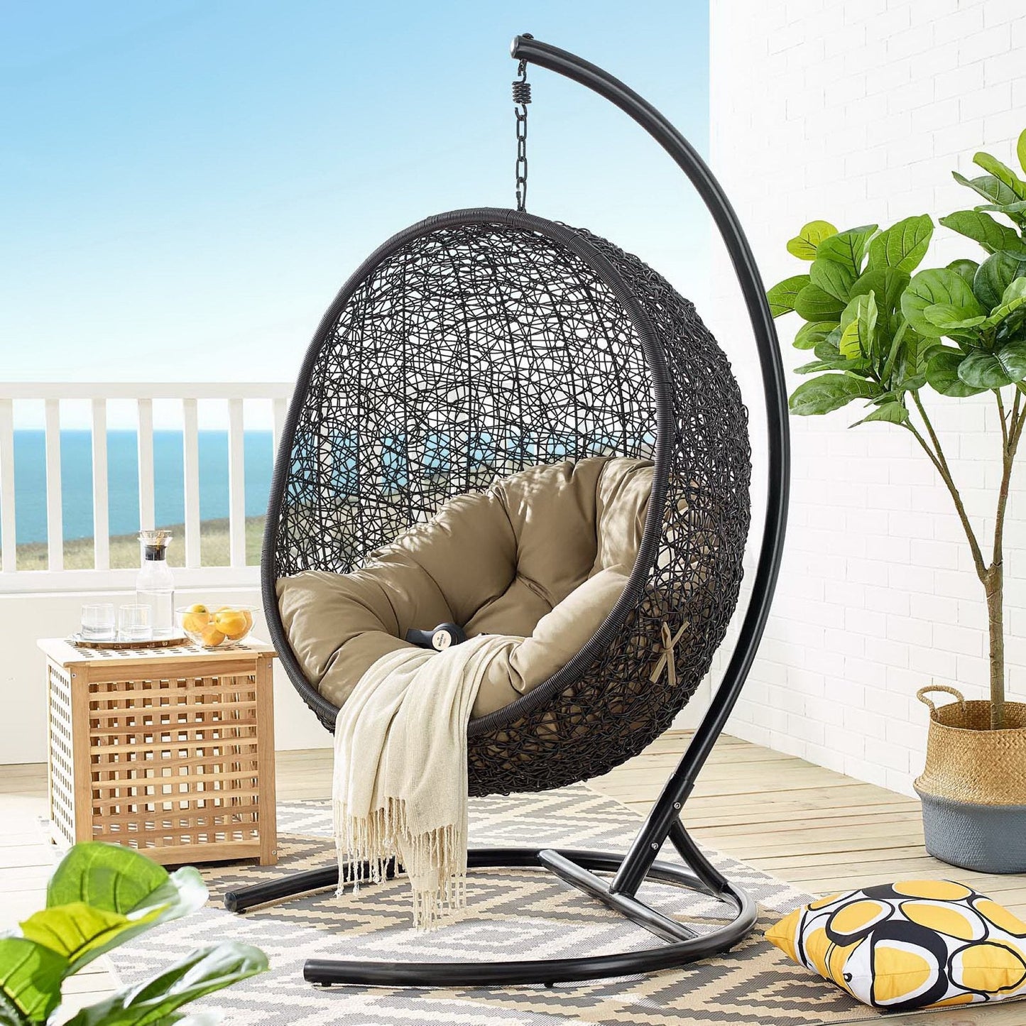 The Encase Outdoor Swing And Patio Chair