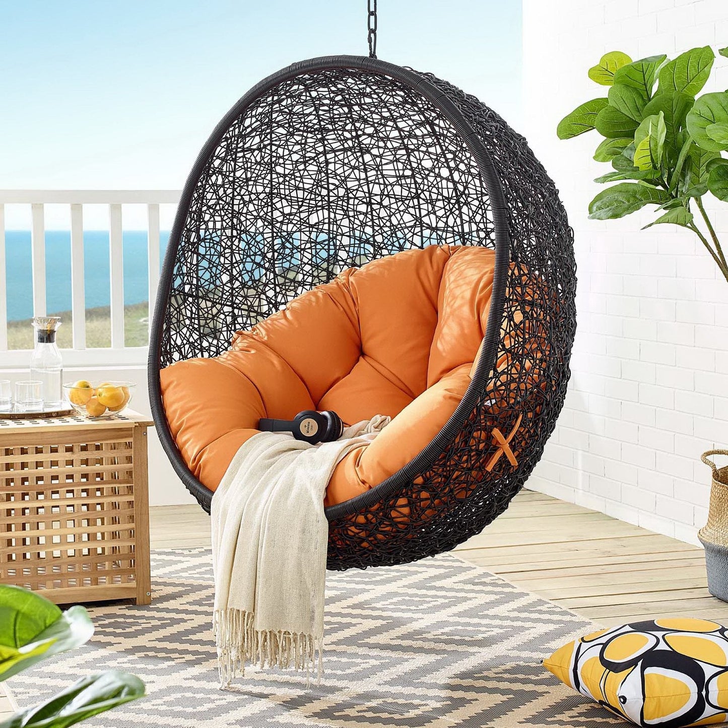 The Encase Outdoor Swing And Patio Chair