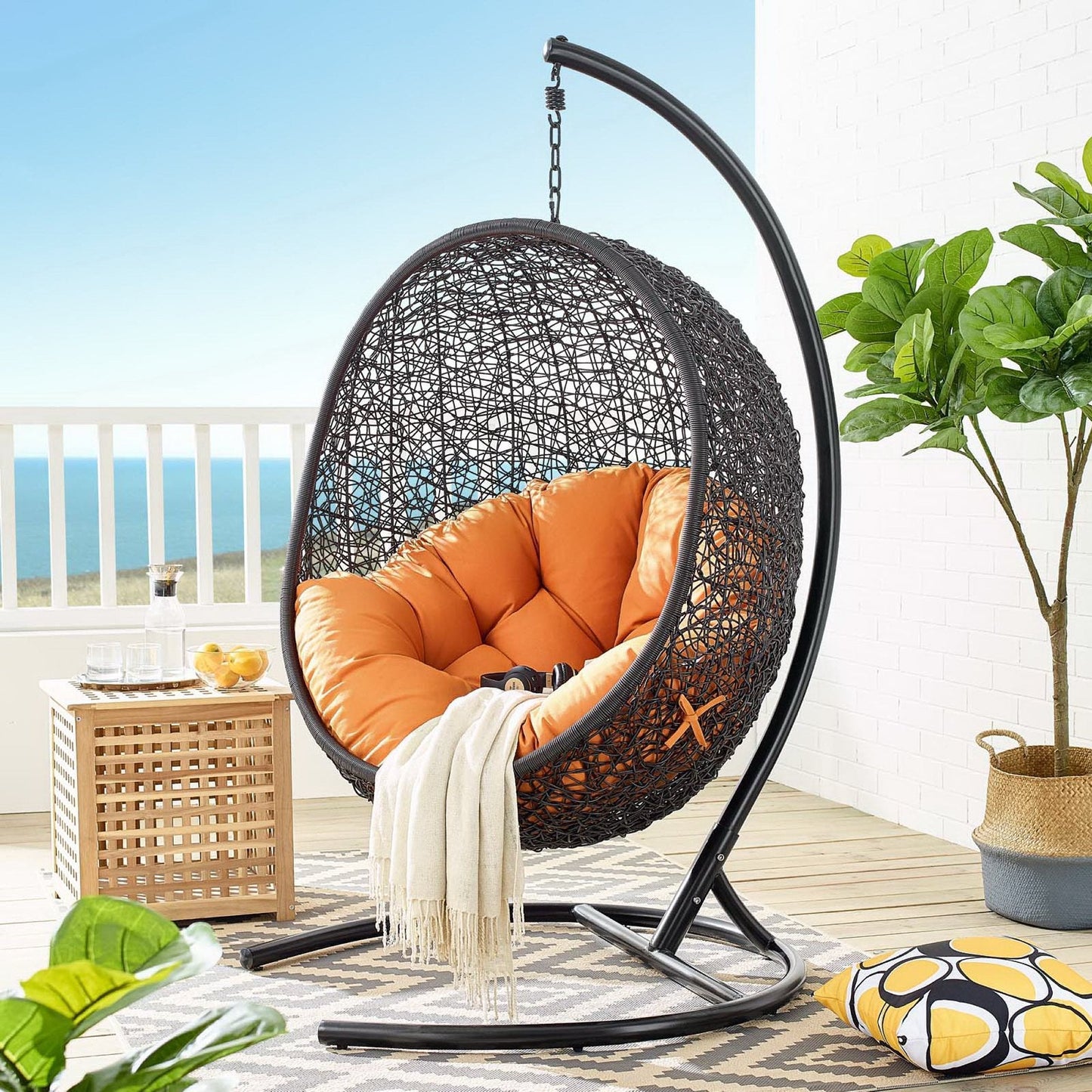 The Encase Outdoor Swing And Patio Chair