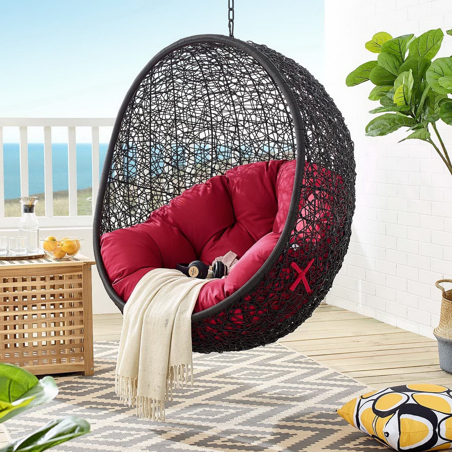 The Encase Outdoor Swing And Patio Chair