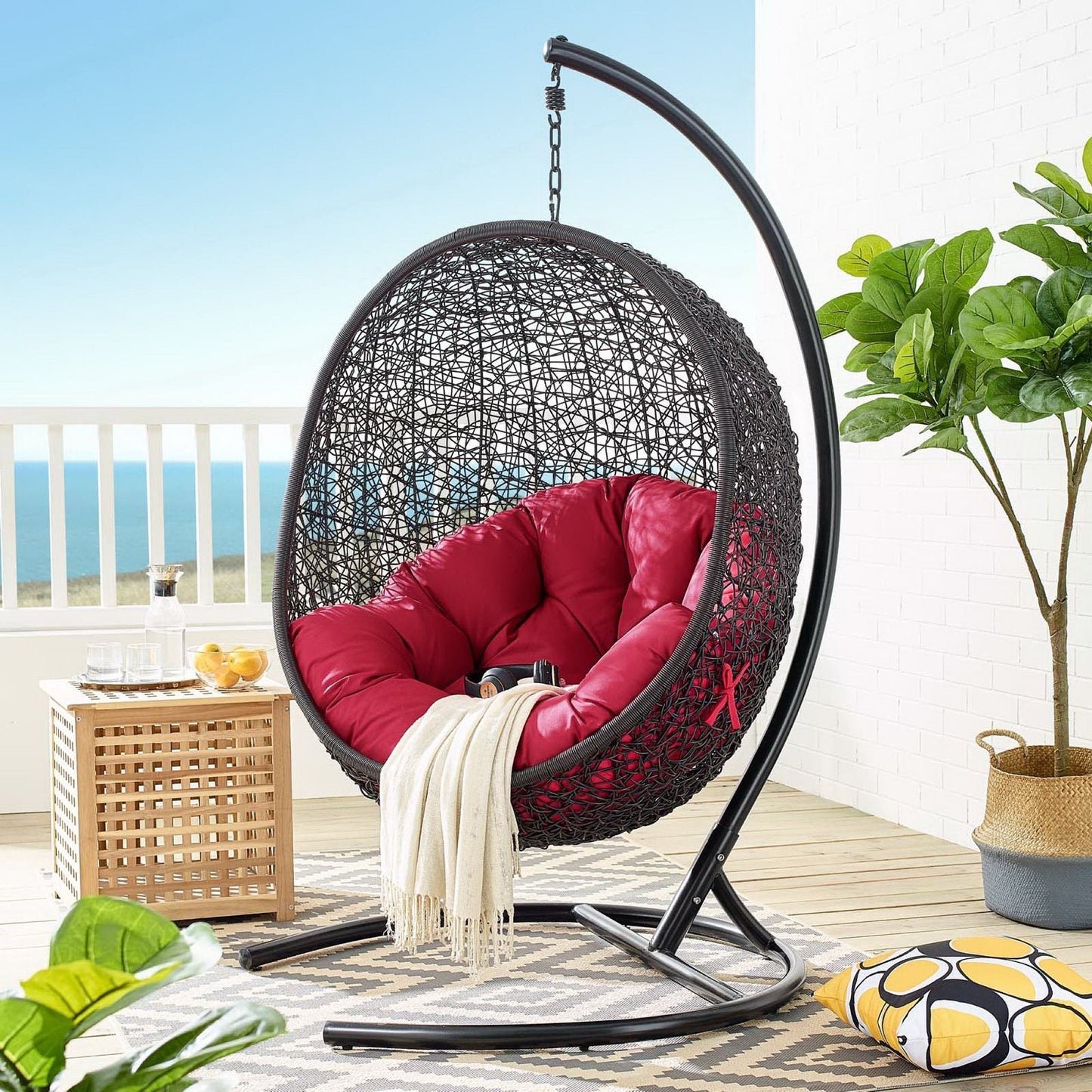 The Encase Outdoor Swing And Patio Chair