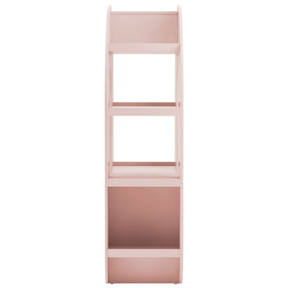 Daydream 58in arched bookshelf by Modway blush pink wood finish with curved side panels tall bookcase on Tampa Home & Garden Store