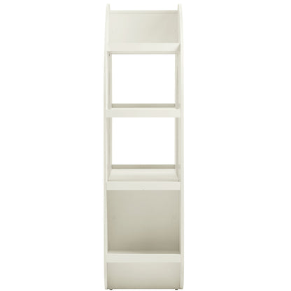 Daydream 58in arched bookshelf white finish with open shelves on Tampa Home & Garden Store