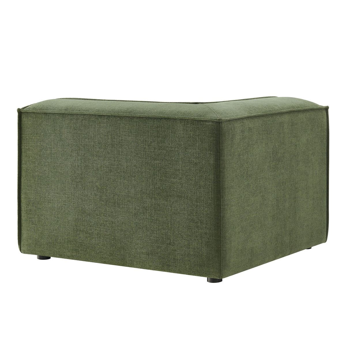 Modular corner chair in green Restore performance fabric upholstered by Modway on Tampa Home & Garden Store