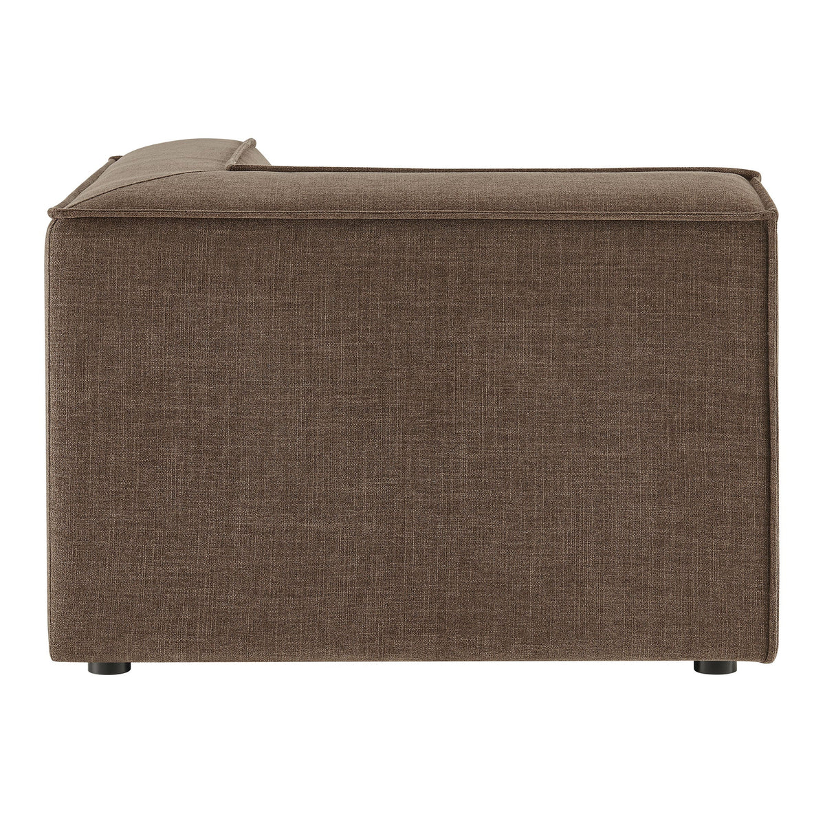 Modular corner chair in brown Restore Performance Fabric by Modway on Tampa Home & Garden Store