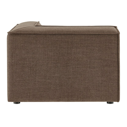 Modular corner chair in brown Restore Performance Fabric by Modway on Tampa Home & Garden Store
