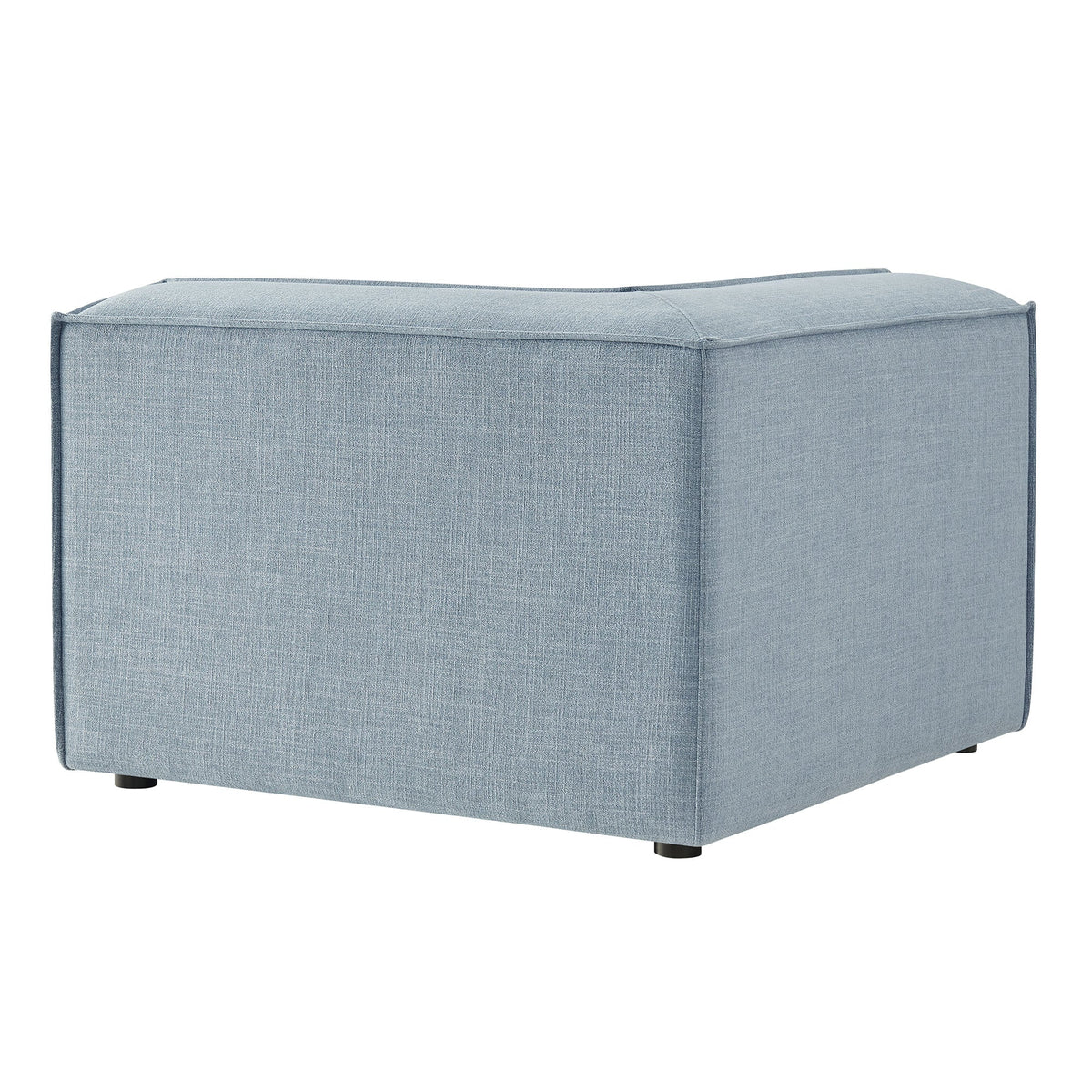 Restore Performance Fabric Upholstered Modular Corner Chair in light blue fabric on Tampa Home & Garden Store