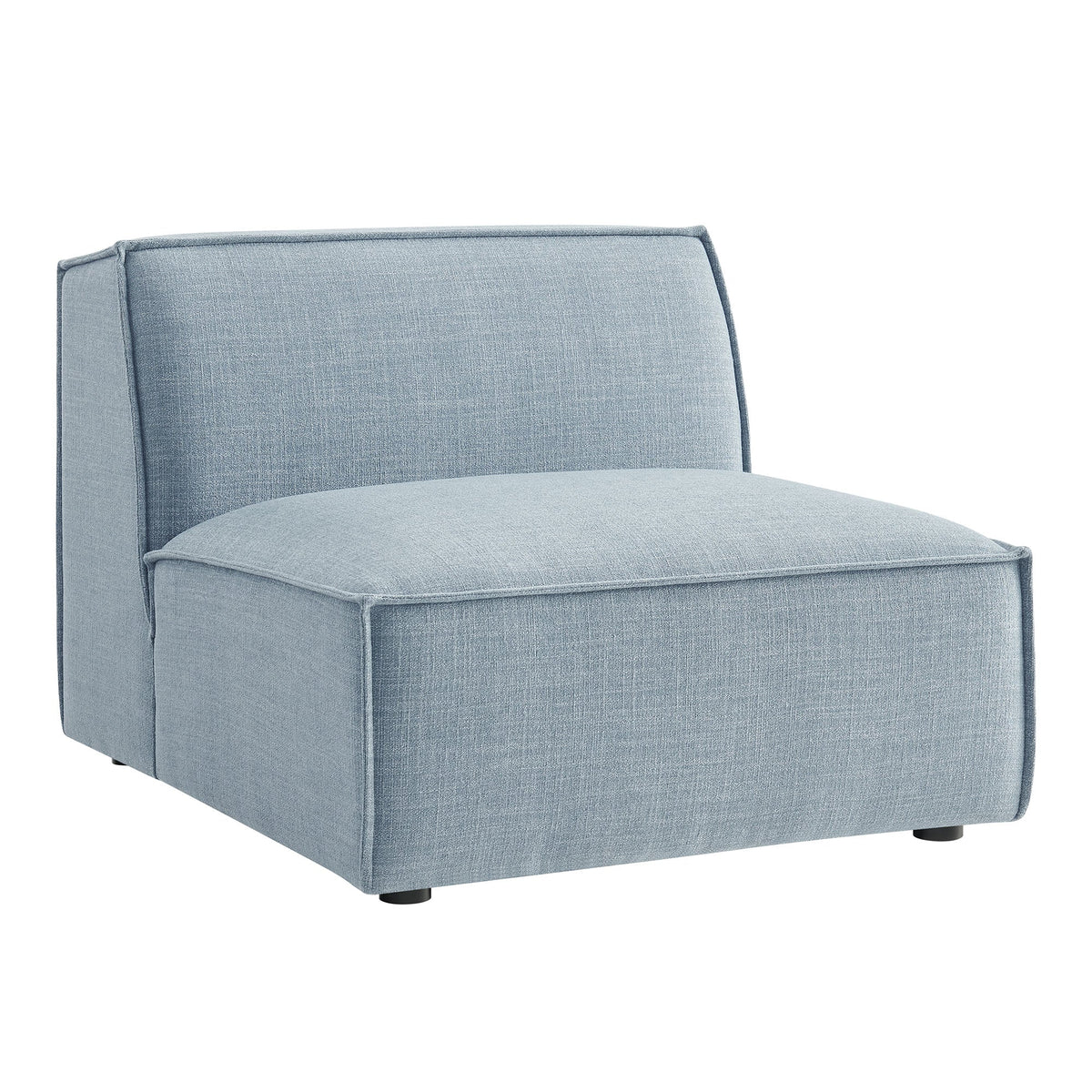 Modway Restore armless modular chair in light blue performance fabric on Tampa Home & Garden Store