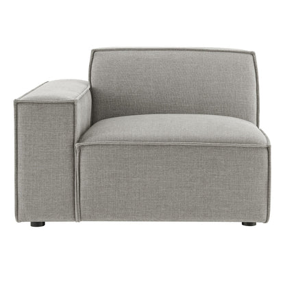 Restore Performance Fabric Left-Facing Modular Lounge Chair gray fabric by Modway on Tampa Home & Garden Store