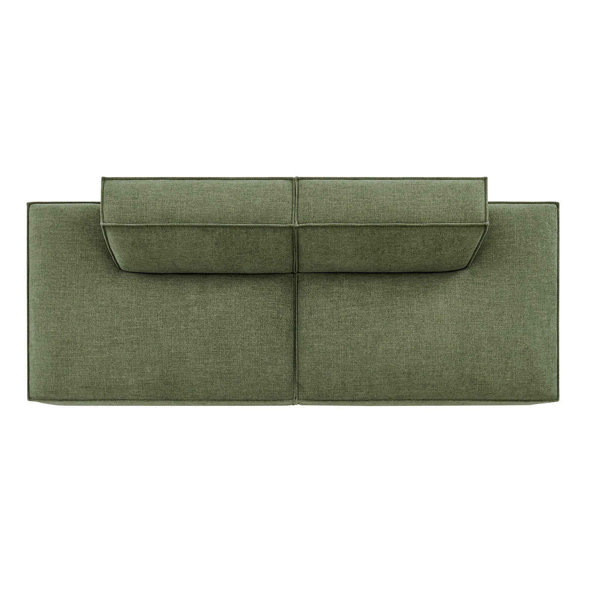 Modway Restore 2-Piece modular loveseat foliage green fabric upholstery HouseOfZazla on Tampa Home & Garden Store