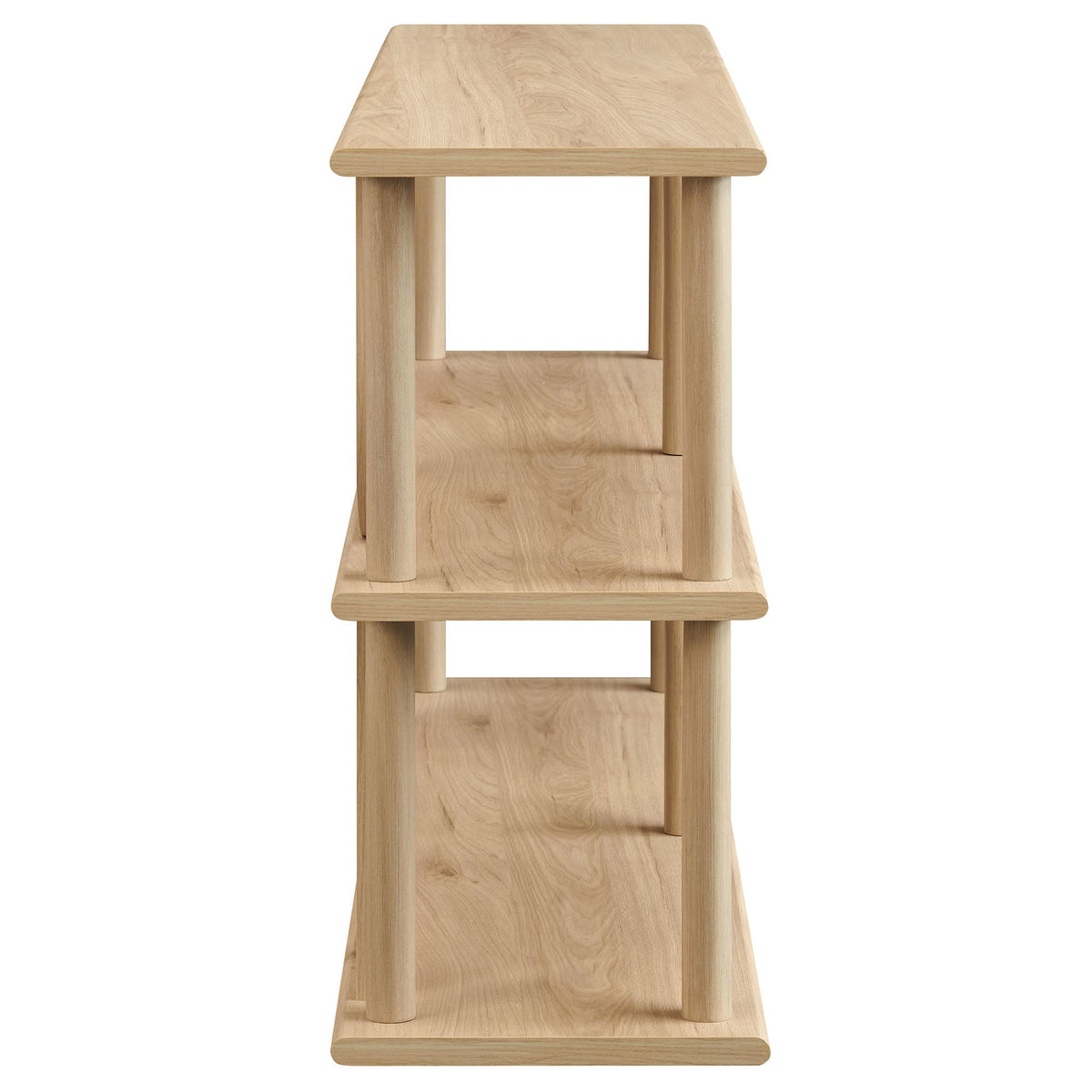Zadie 55 Inch Console Table by Modway natural oak finish with rounded legs on Tampa Home & Garden Store