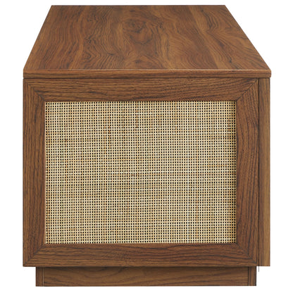 Modway Faux Rattan Storage Bench and Frame