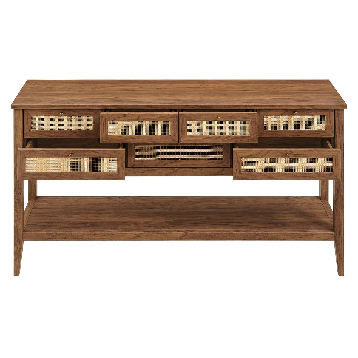 Soma 62 Inch Rattan Console Table with woven cane fronts by Modway on Tampa Home & Garden Store