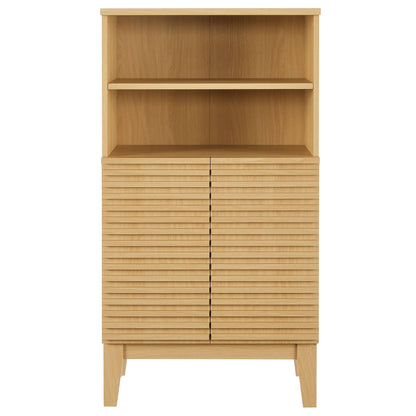 Render Freestanding Bathroom Storage Cabinet by Modway with open shelf and slatted drawers on Tampa Home & Garden Store