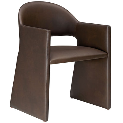 the Talia Vegan Leather Dining Chair by Modway