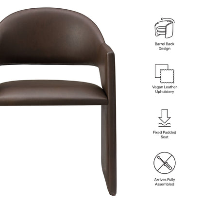 the Talia Vegan Leather Dining Chair by Modway