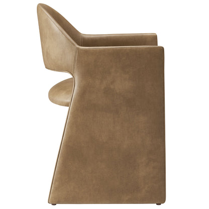 the Talia Vegan Leather Dining Chair by Modway