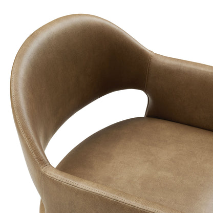 the Talia Vegan Leather Dining Chair by Modway